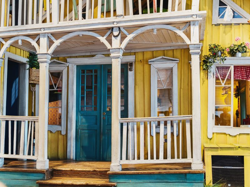 Kulisse im Junibacken Museum Stockholm