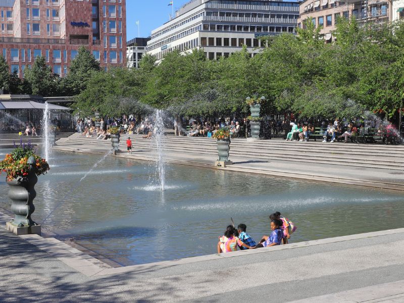 Sommer im Park Kungsträdgården